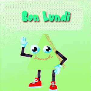 Gif animé Bon lundi danse